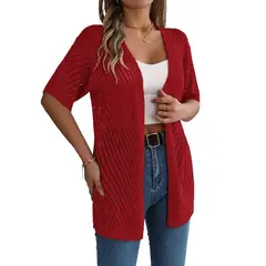 TIOZONEY - Cardigan ligero de verano para mujer