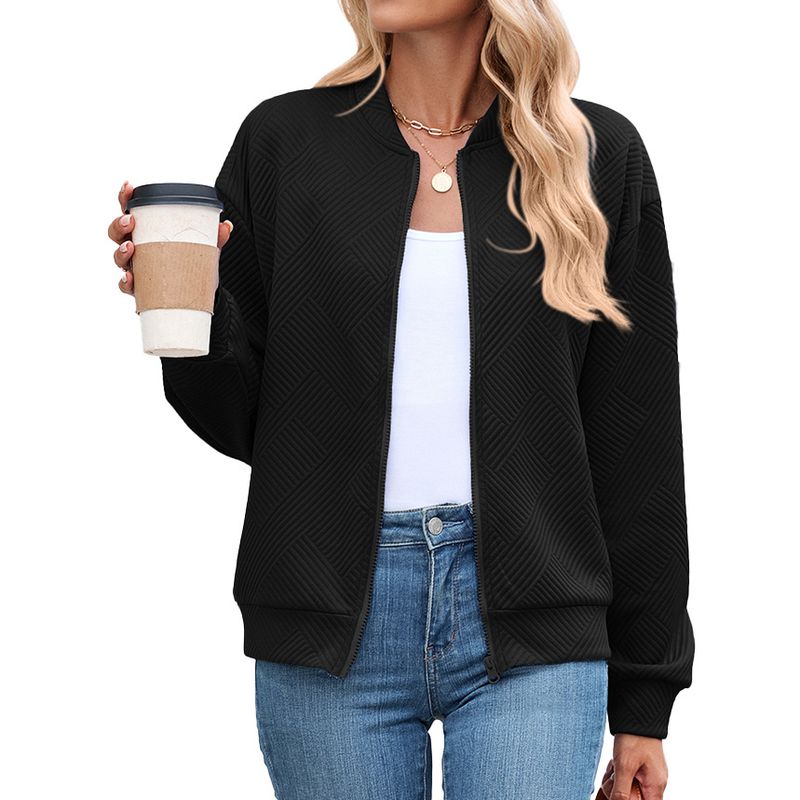 TIOZONEY - Chaqueta informal con cremallera