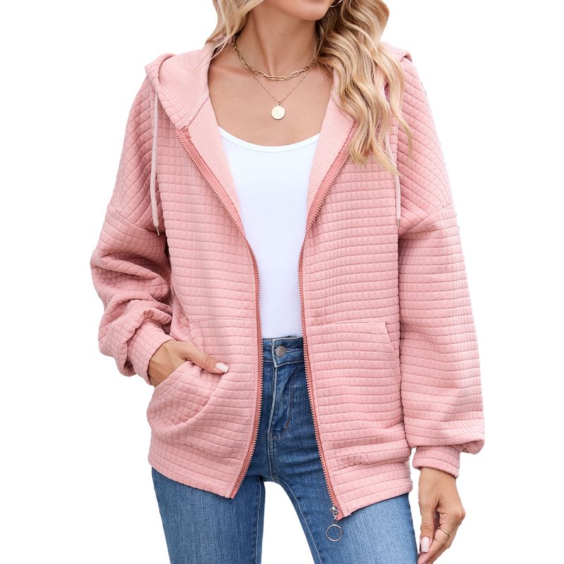 TIOZONEY - Chamarra sudadera con capucha y bolsillos