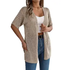 TIOZONEY - Cardigan ligero de verano para mujer
