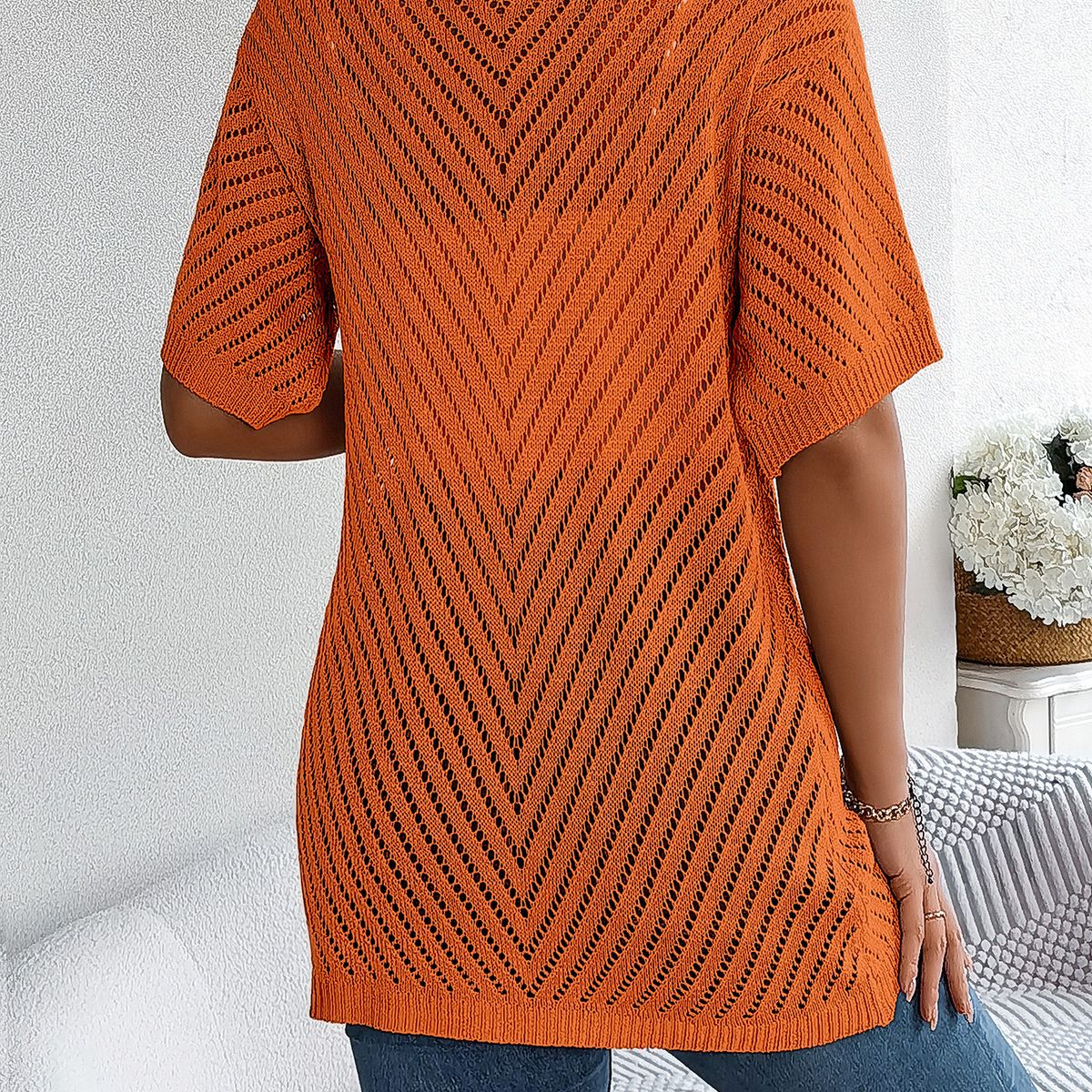 TIOZONEY - Cardigan ligero de verano para mujer