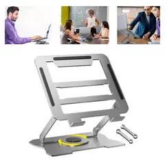 ATURE - Soporte De Aluminio Ajustable Notebook Computadora Portátil