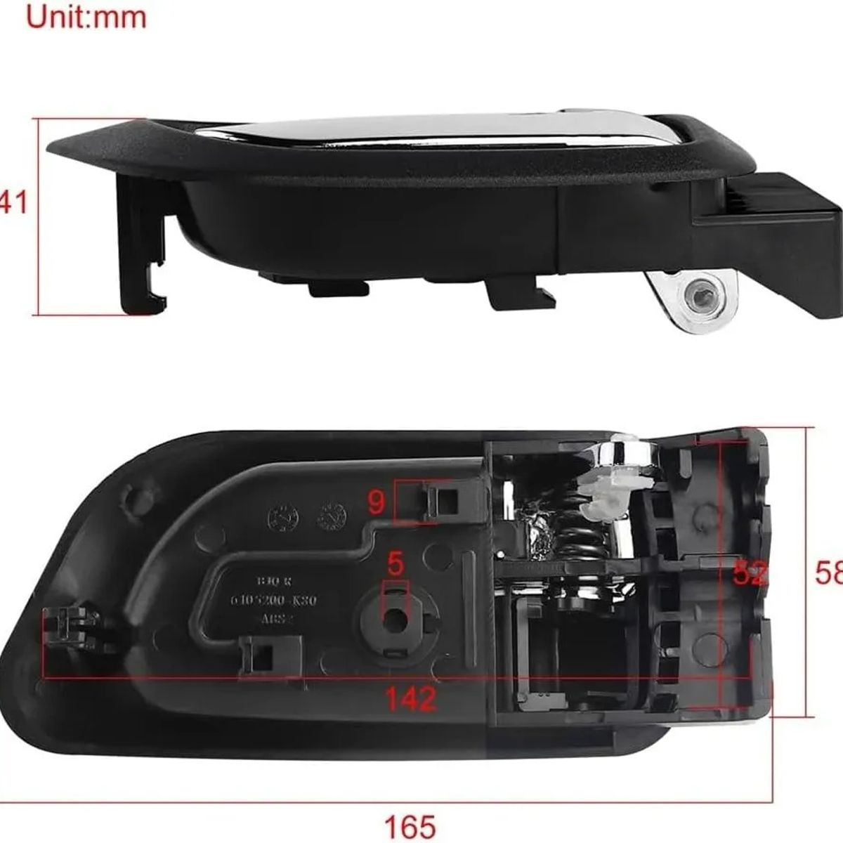 KUANGYE - Par Manilla Interior Para Great Wall Haval H3/h5 2011 A 19