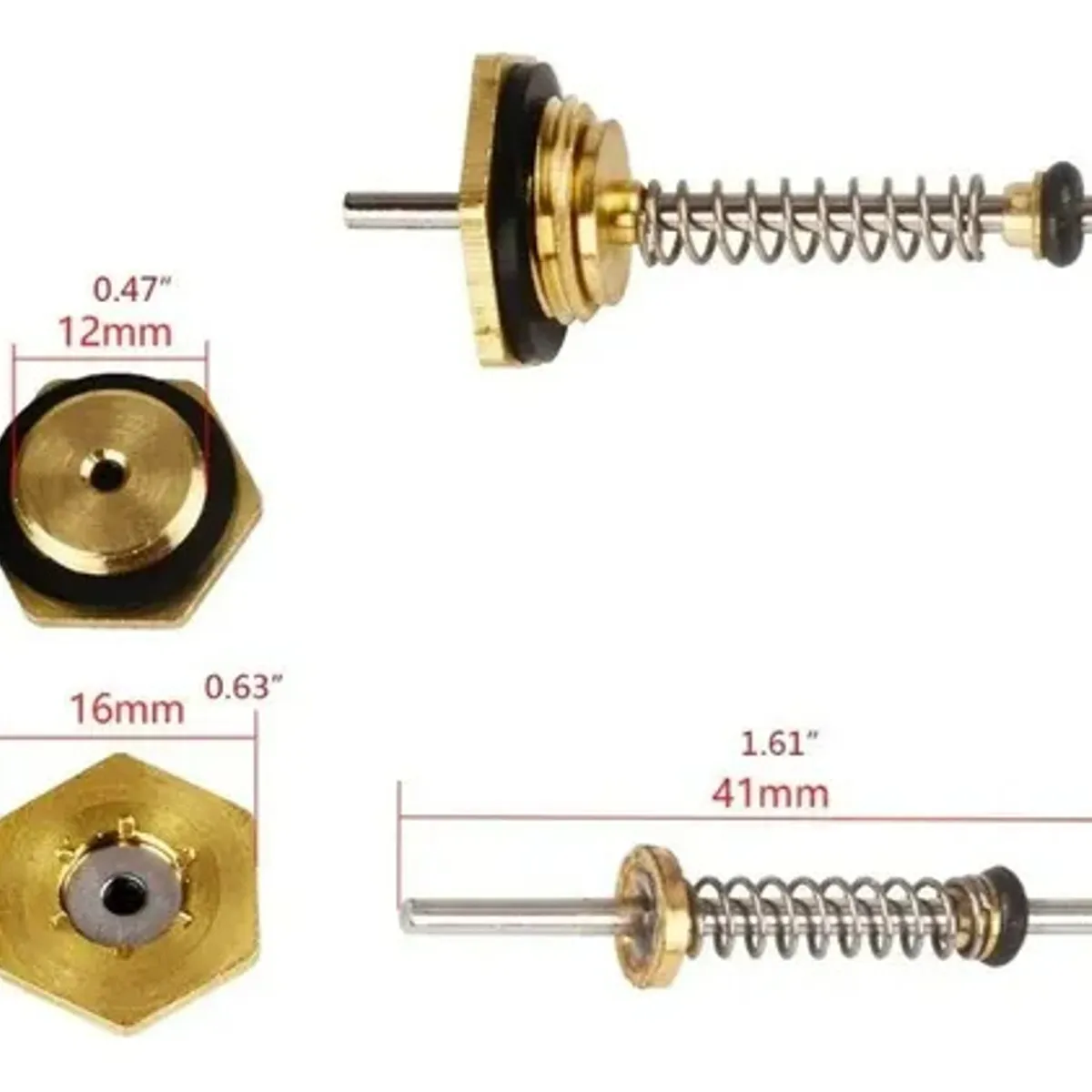 10 Prensa Estopa 12mm Para Calefont Sello Cromado, marca KUANGYE - Foto 2