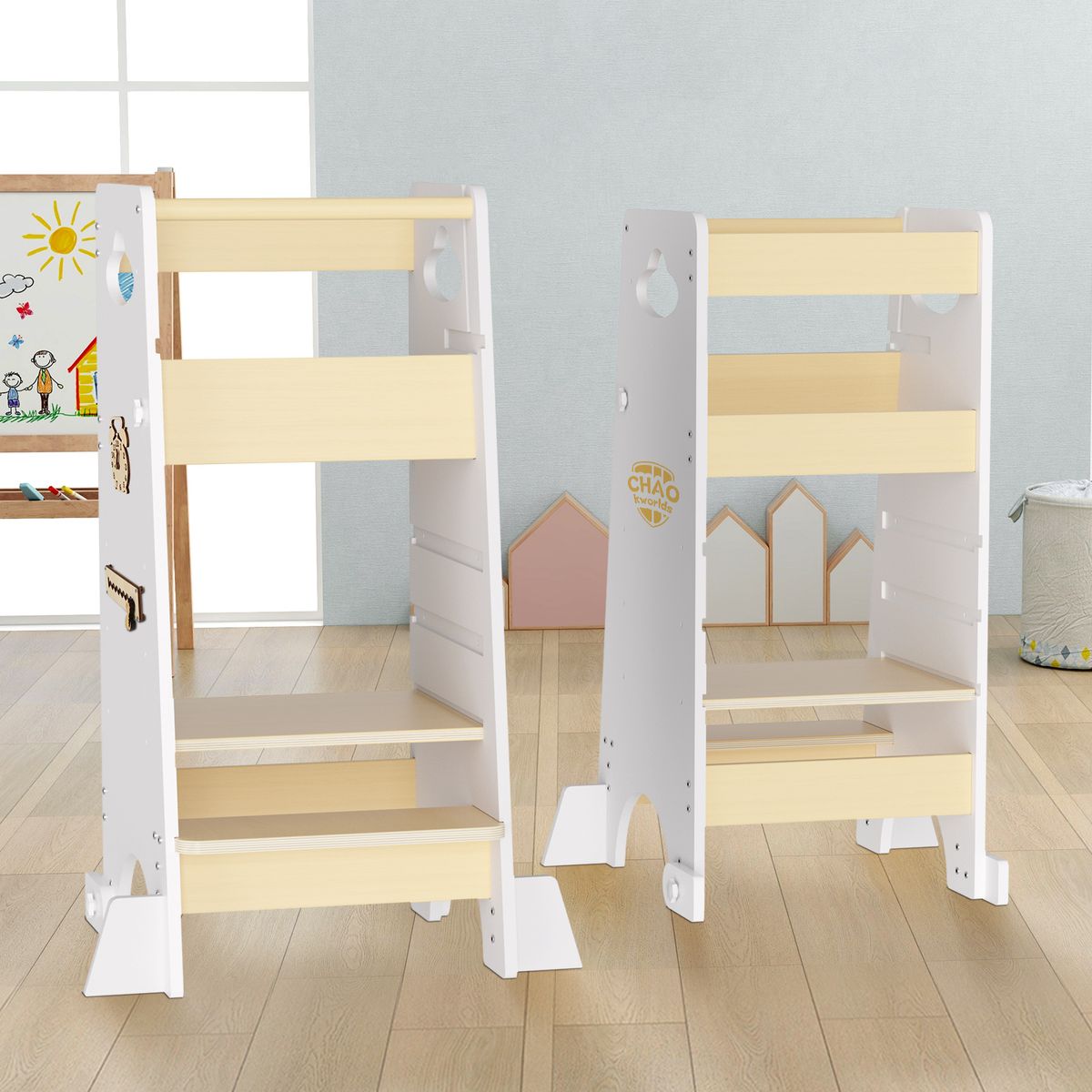 ZSPK - Torre de Aprendizaje para Niños Montessori de Madera