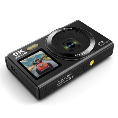 Imagen 2 del producto Cámara S96PRO 5K 80MP WiFi Doble Pantalla Zoom 18X Envío Gratis Negro
