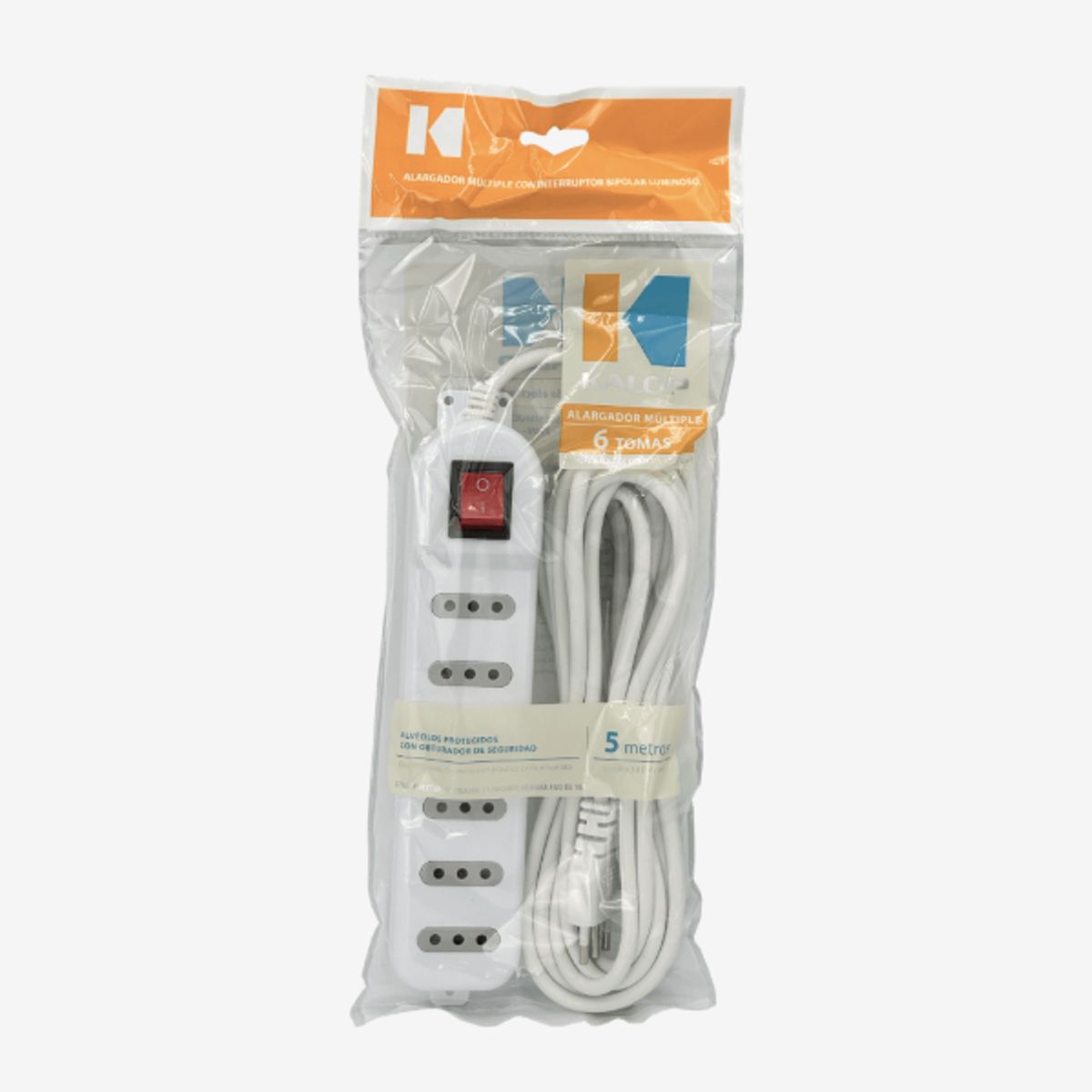 ALARGADOR 3 MT ZAPATILLA KALOP C/INTERRUP, marca GENERICO - Foto 2