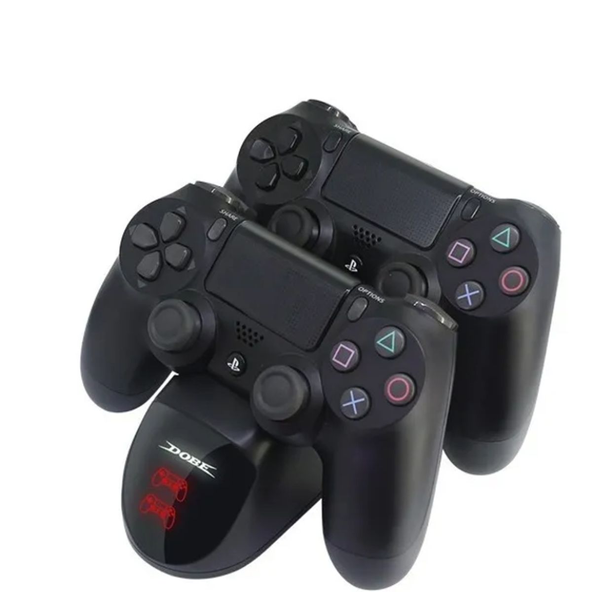 GENERICO - Cargador Mando Ps4 Cargador Ps4 Pantalla Led Doble Carga