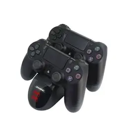 GENERICO - Cargador Mando Ps4 Cargador Ps4 Pantalla Led Doble Carga
