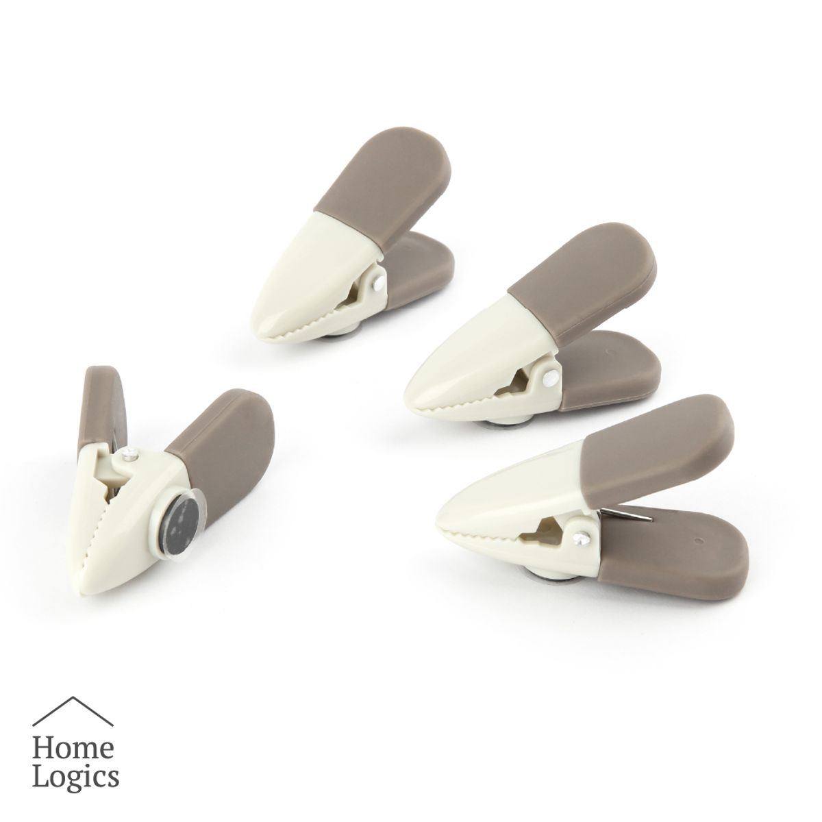 HOME LOGICS - Set 4 Clips Multifuncionales Fácil Reutilizables Home Logics