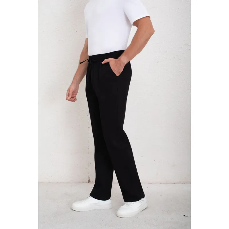 MPROPIA - Pantalon De Vestir Hombre Tipo Lino Casual Verano 7140