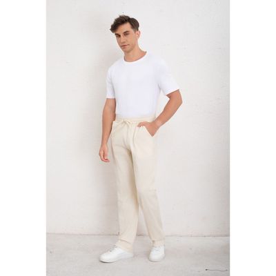 Imagen 2 del producto Pantalon De Vestir Hombre Tipo Lino Casual Verano 7140