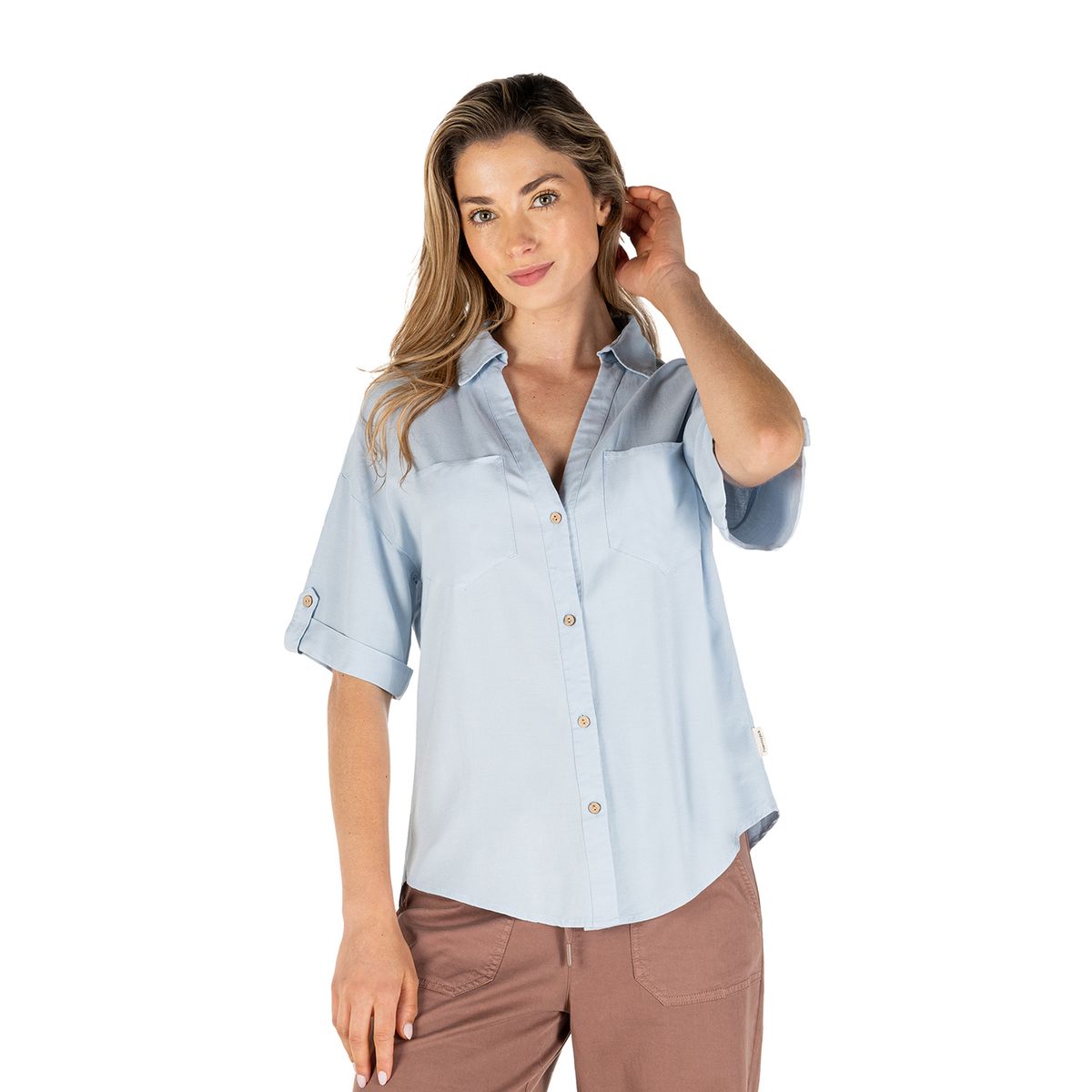 PANAMA JACK - Blusa Lino Mujer W049 Panama Jack