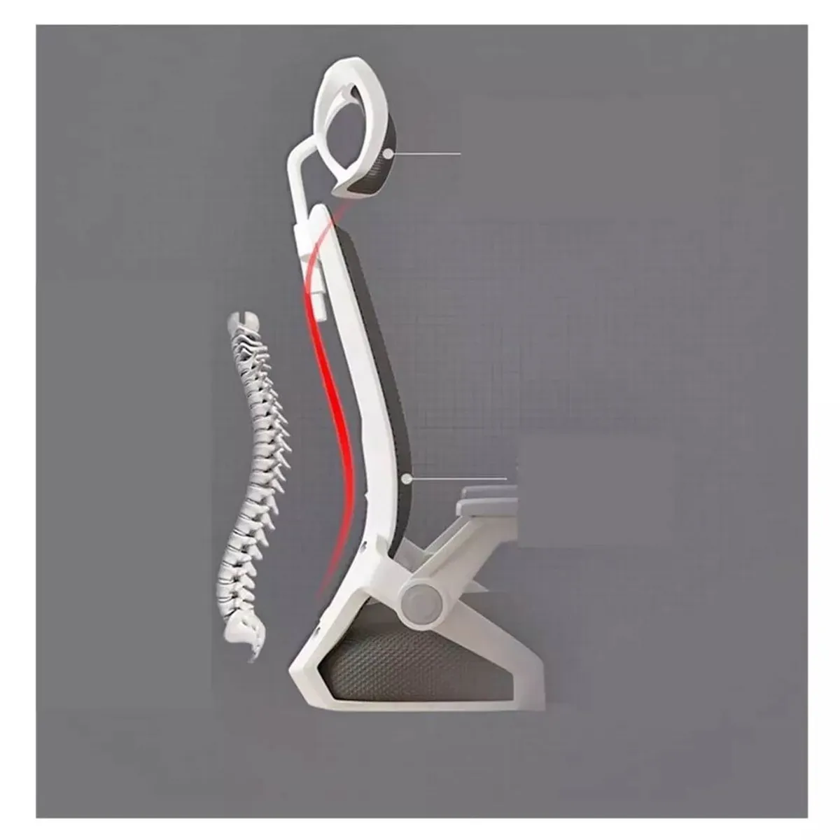 MUNDO MAGIA - Silla Oficina Silla Computadora Ergonómica Respaldo Alto