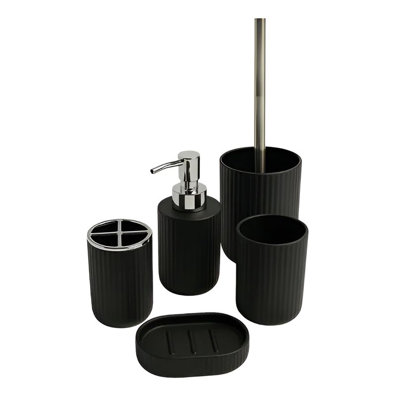 GENERICO - Set De Baño 5 Piezas Accesorios Decorativo Baños Juegos Baño