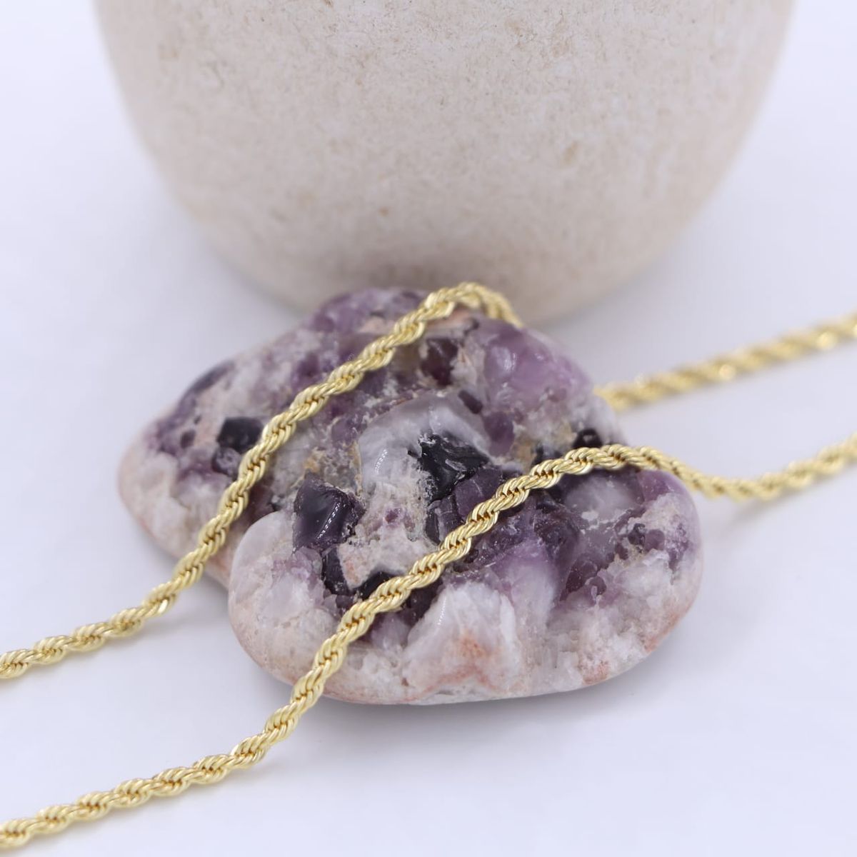 GENERICO - Cadena Tejido Tourbillon Oro Laminado 18k