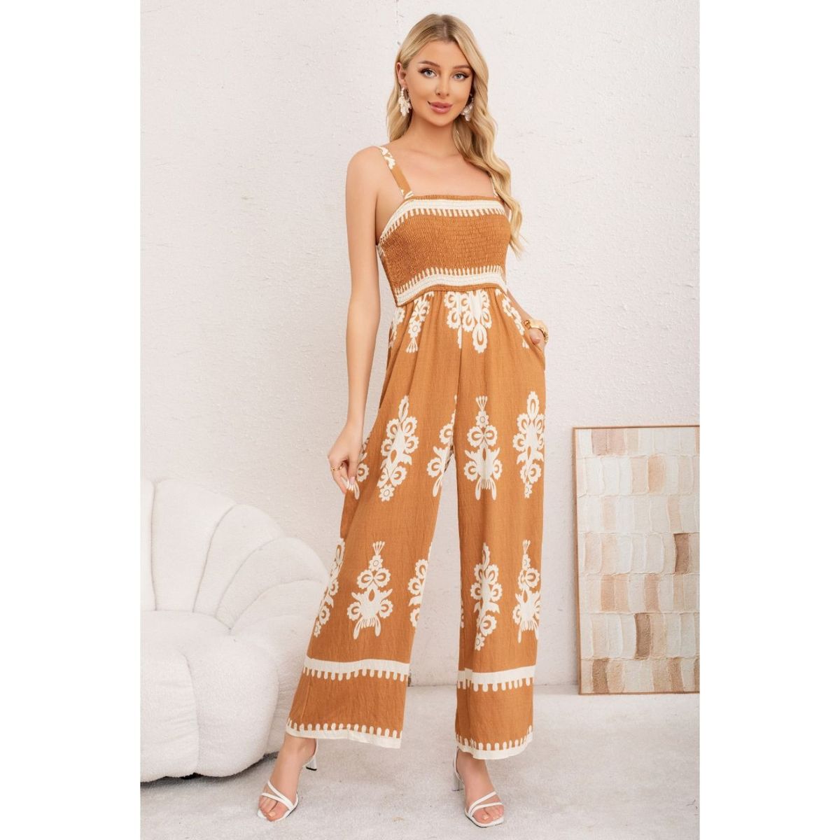 LIKE SHOP - Enterito Mujer Largo Pabilos Holgado Primavera Verano 3381