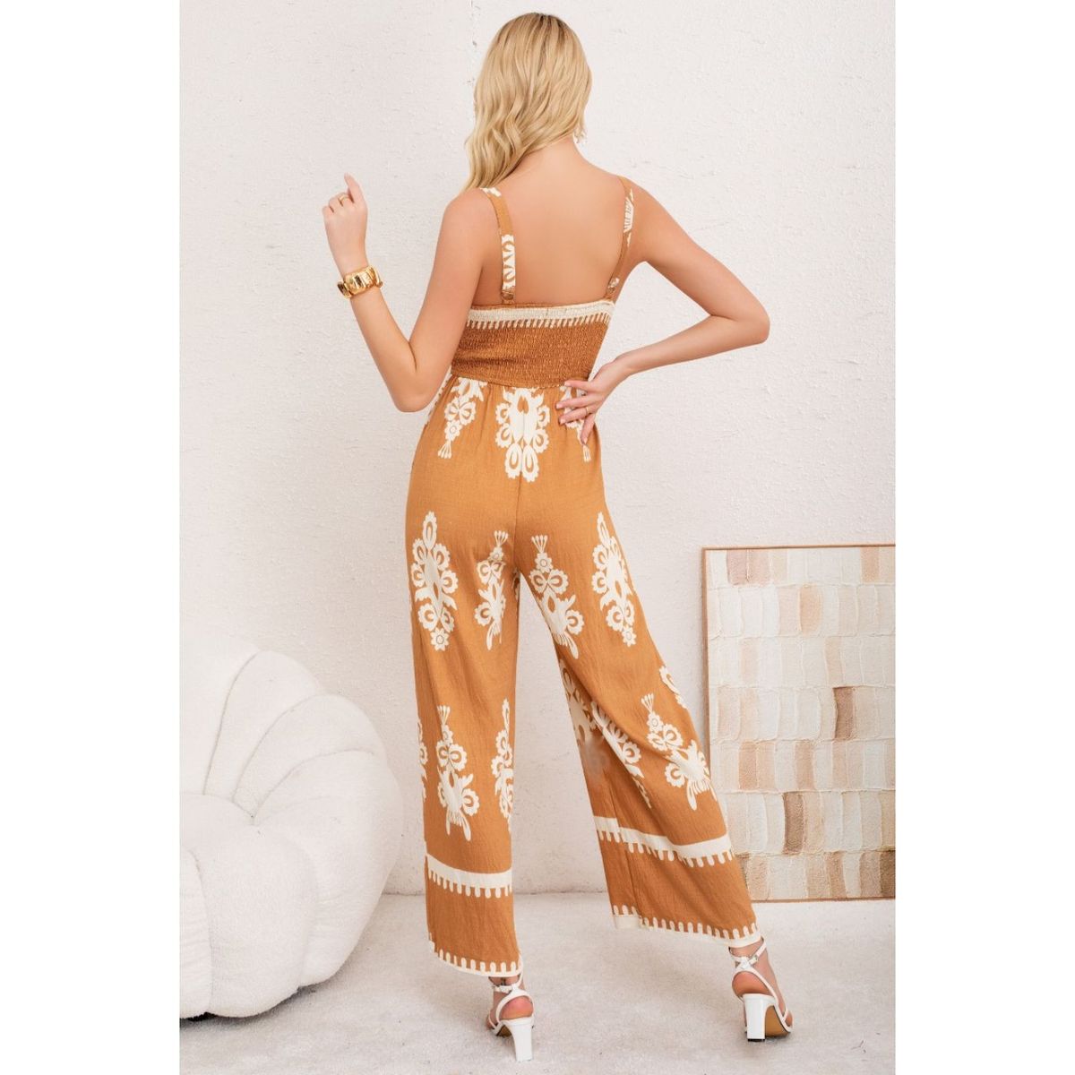 LIKE SHOP - Enterito Mujer Largo Pabilos Holgado Primavera Verano 3381