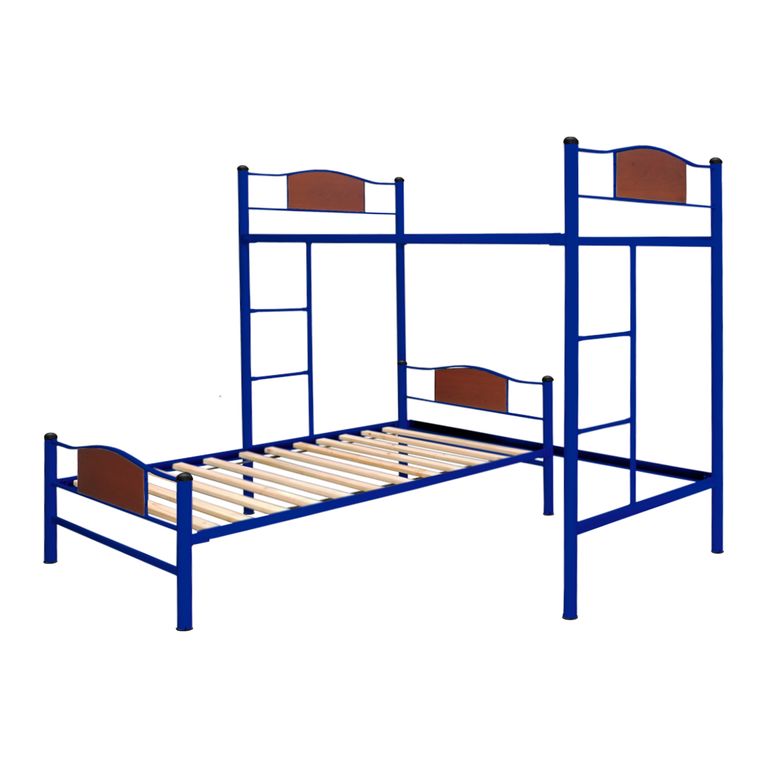 Cama Alta + Cama Baja 1 Plaza Child Azul