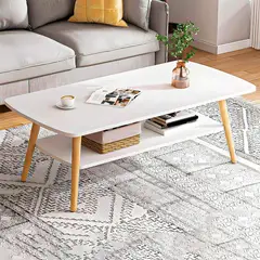 GENERICO - Mesa Centro Grande Mesas Centro Mesa Auxiliar Mesa 2 Niveles