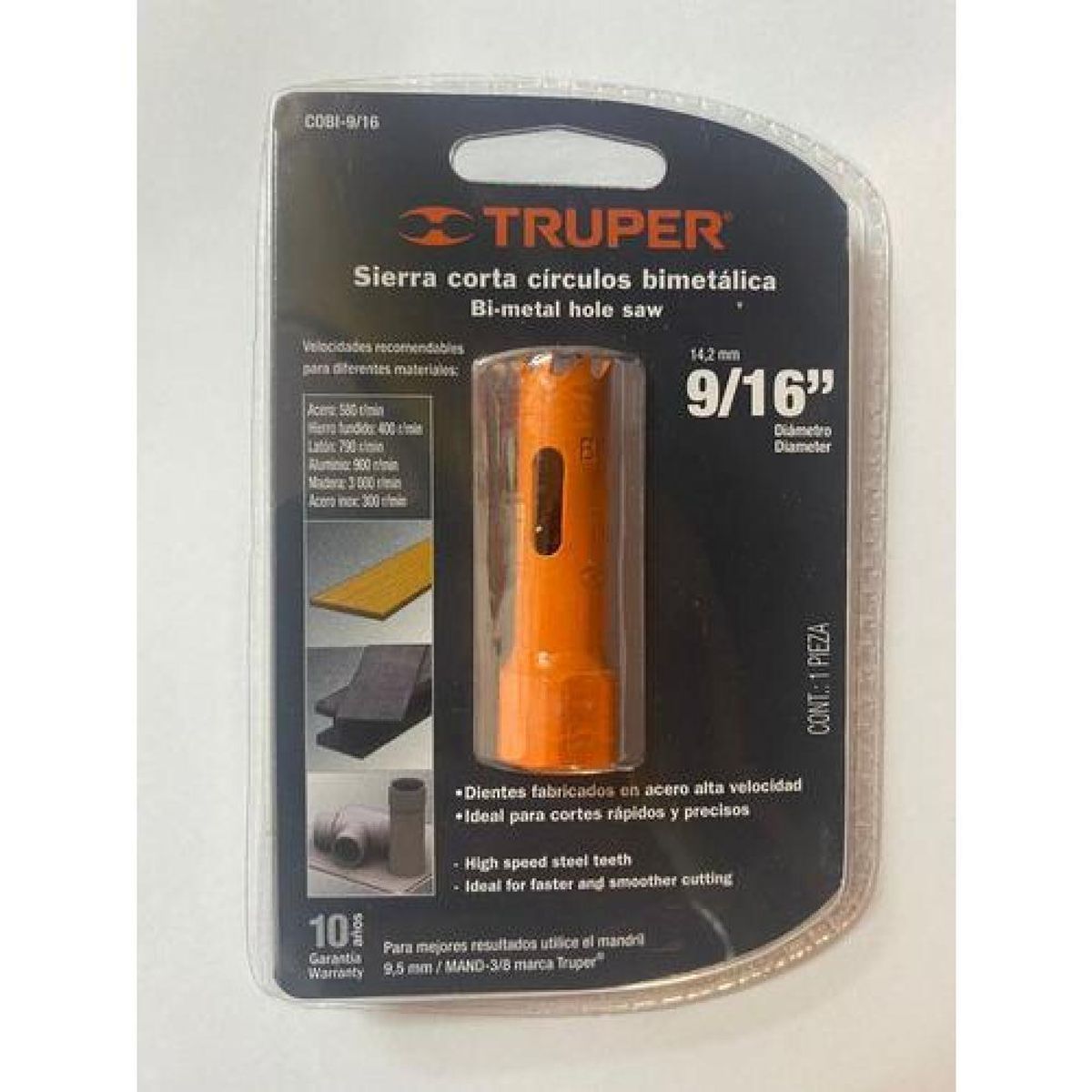 Sierra Copa Bimetalica Truper Expert Cobi-916 142mm, marca TRUPER - Foto 2