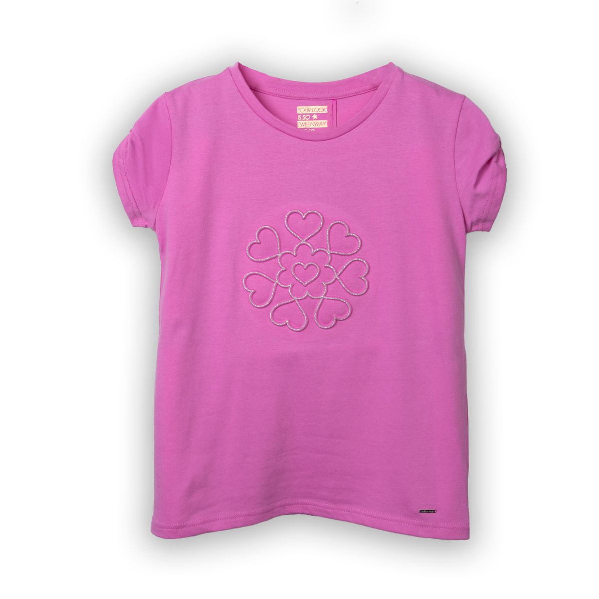 PILLIN - Polera Niña Rosado Oscuro Pillin TVC614-25RSO6