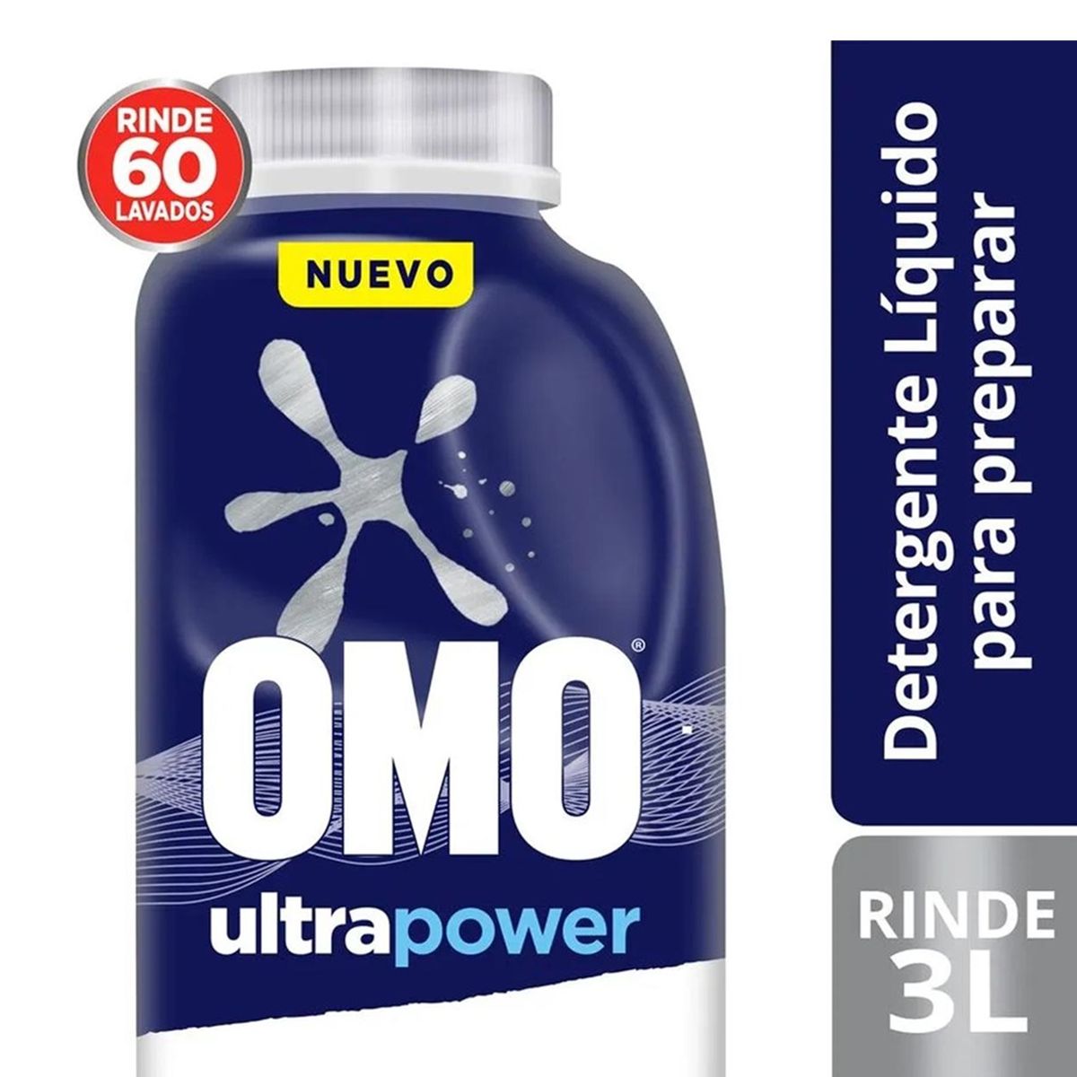 OMO - Detergente Omo Concentrado Para Preparar 500ml 60 Lavados