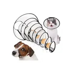 GENERICO - Collar Isabelino Velcro Talla 1 – 42-47 cm x 22 cm