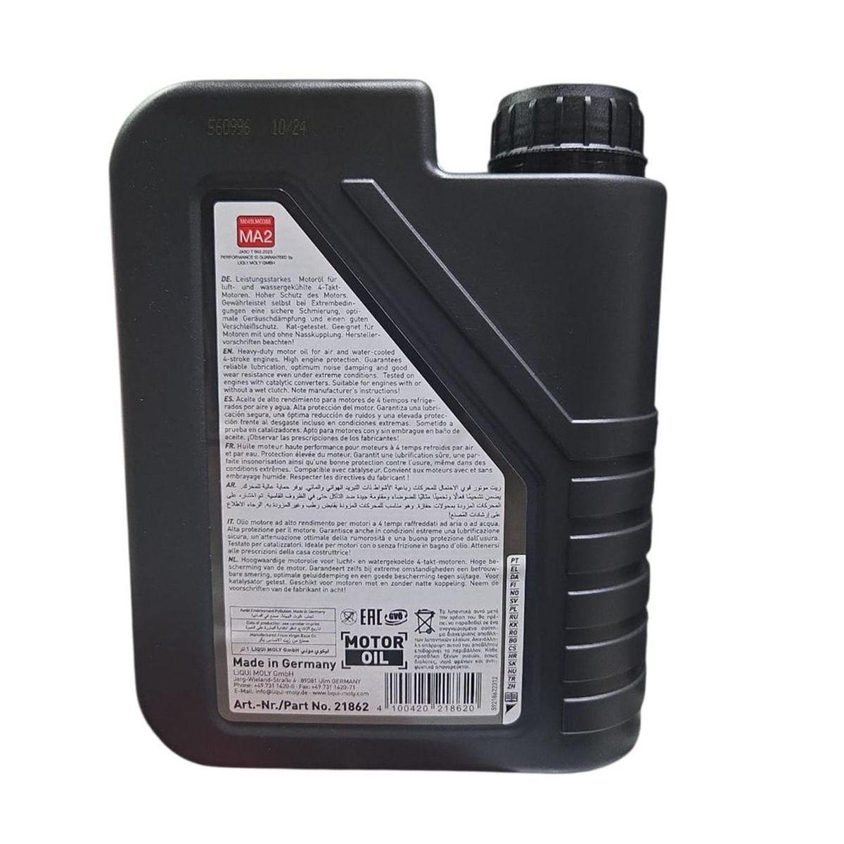 LIQUI MOLY - Aceite de Moto Liqui Moly 10w40 Mineral 1L 4T