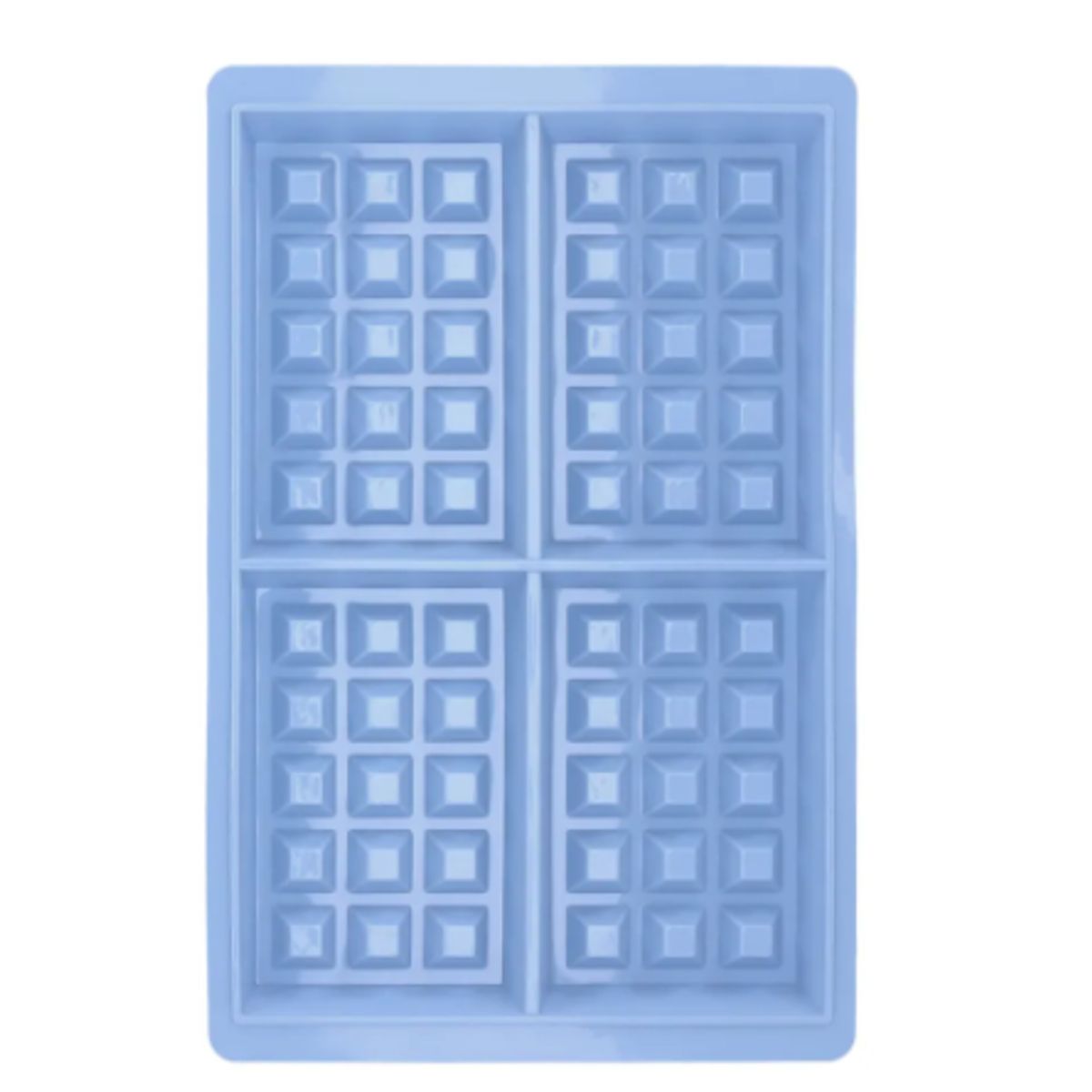 GENERICO - Molde de Silicona Diseño Waffles Azul