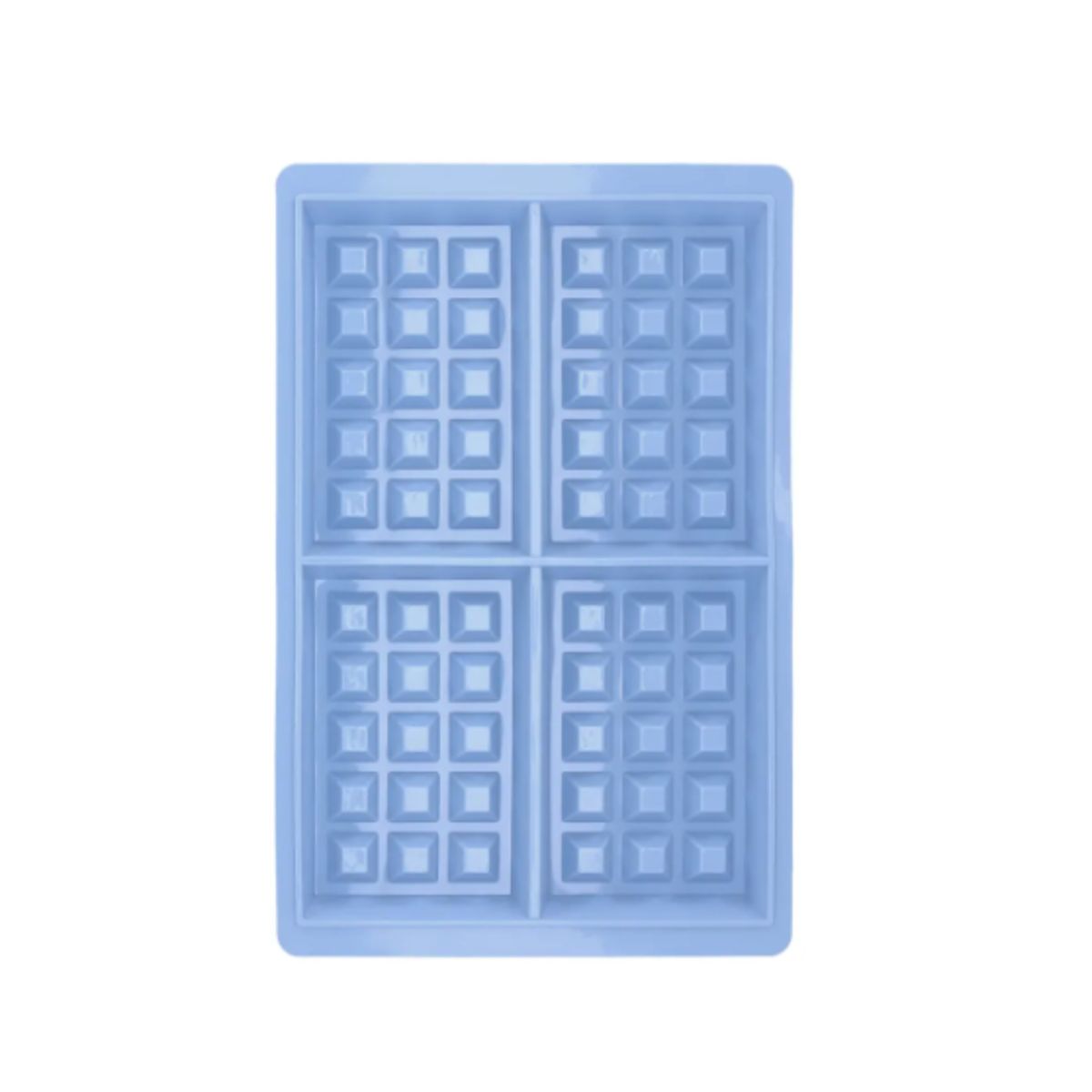 GENERICO - Molde de Silicona Diseño Waffles Azul