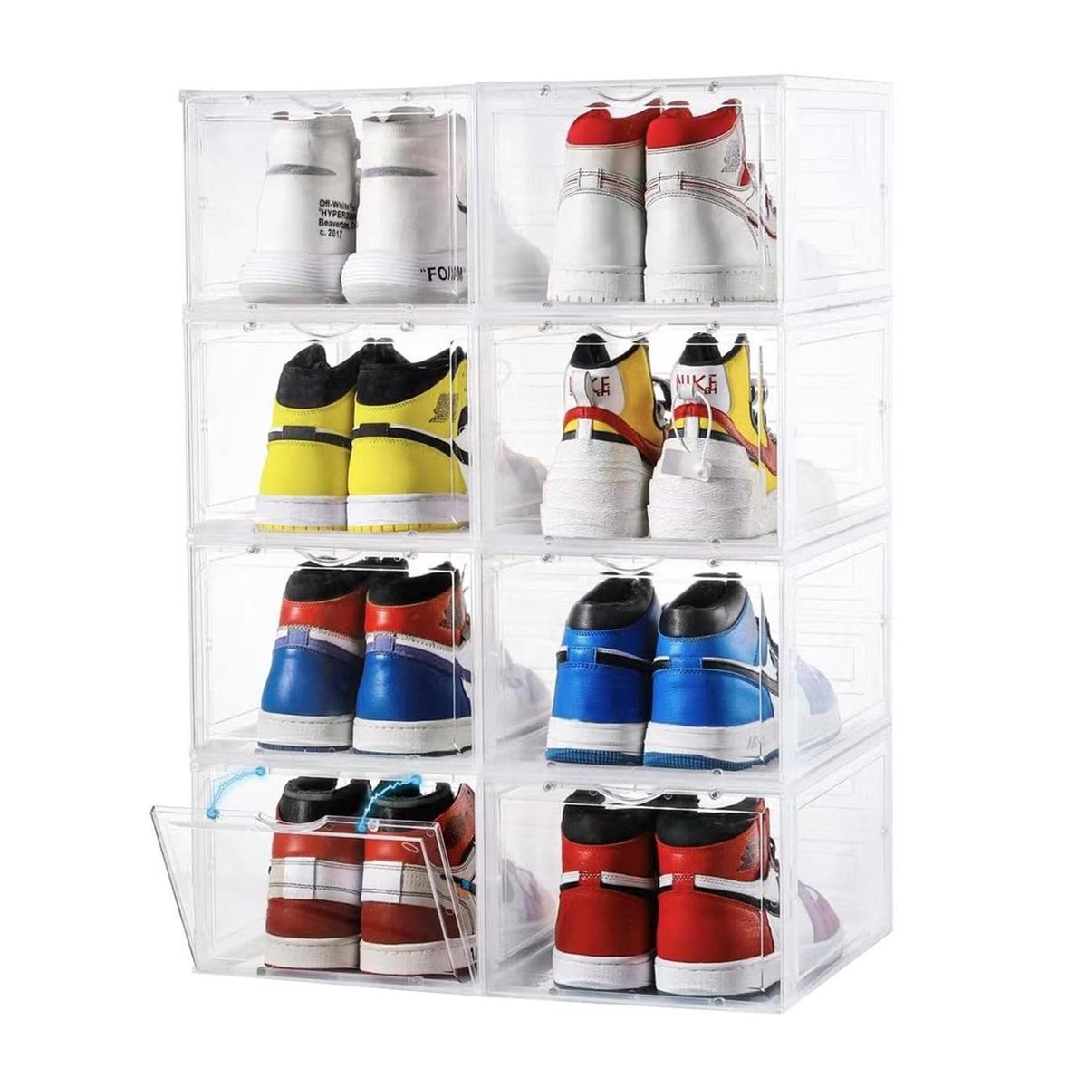 CASATUA - Caja Organizadora De Zapatos Set X4 Banhaus Apilable Premium