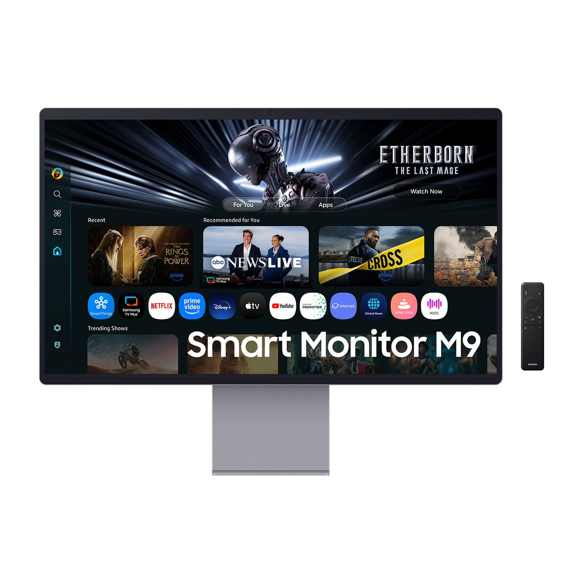 SAMSUNG - 32 Smart Monitor M9 M90SF 4K OLED Samsung Vision AI