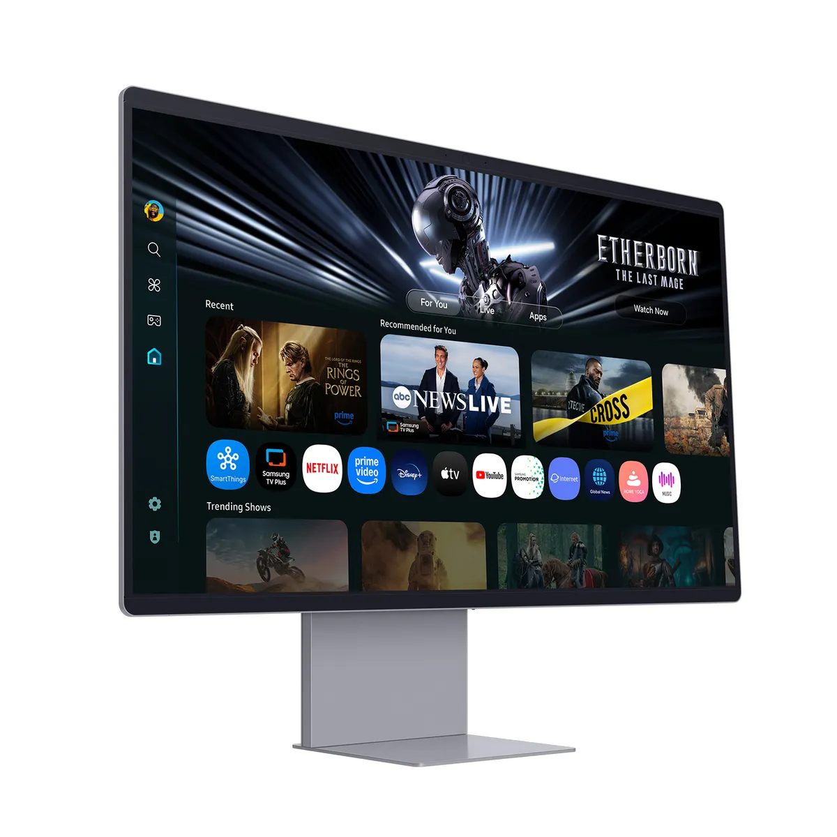 SAMSUNG - 32 Smart Monitor M9 M90SF 4K OLED Samsung Vision AI