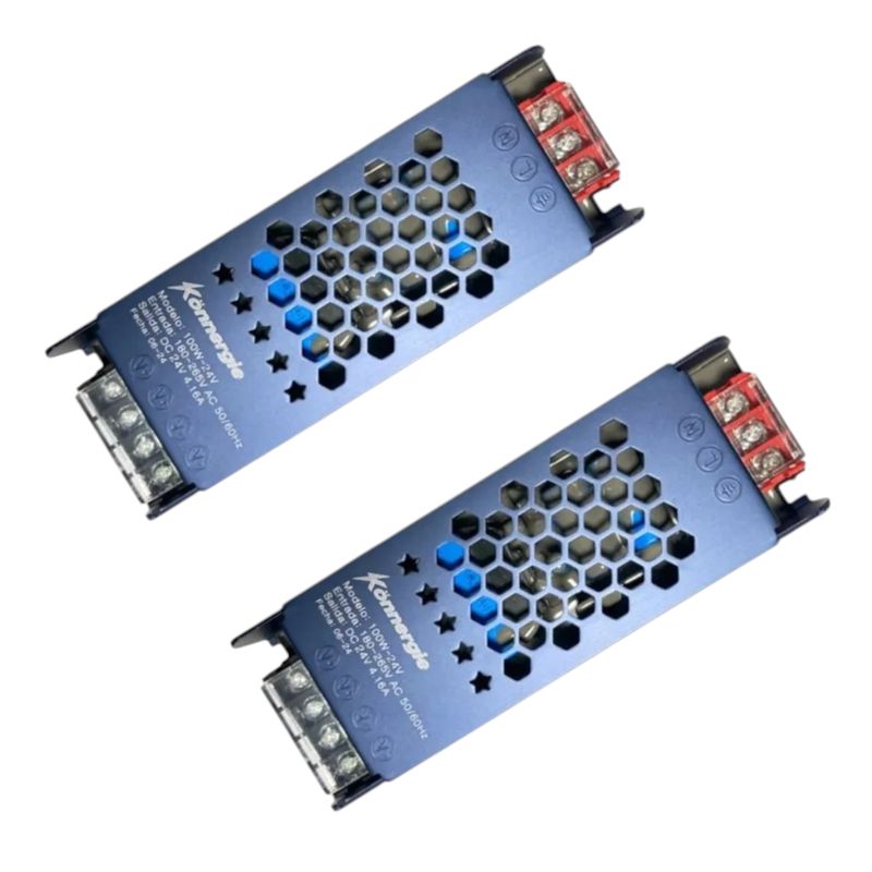 GENERICO - 2 Fuentes de Poder 24V 4.16A 100W HQ Ultra Compacta