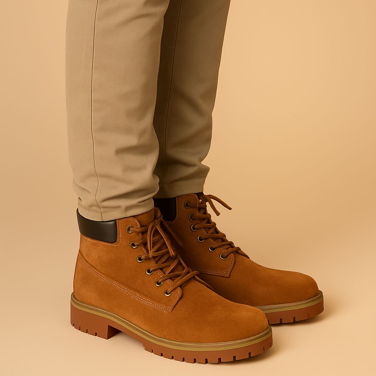 CHINITOWN - Botín Casual Hombre Café Jani Chinitown