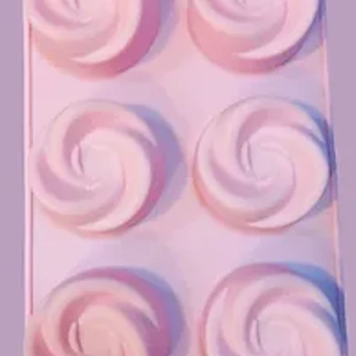 GENERICO - Molde de Silicona Diseño Flores Rosado