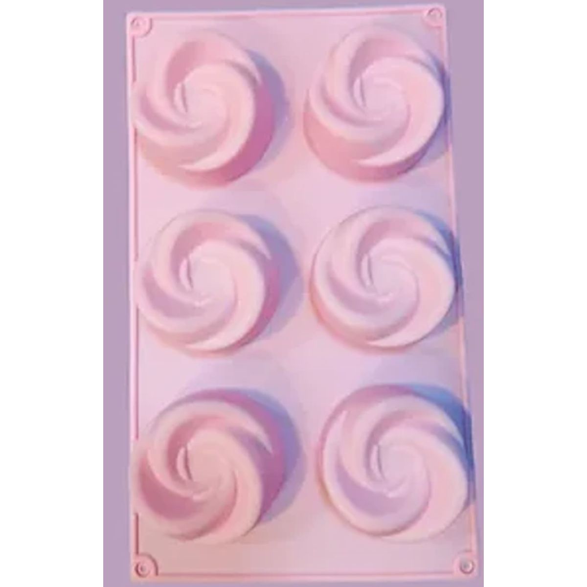 GENERICO - Molde de Silicona Diseño Flores Rosado
