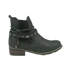 HERIEL - Botín Negro Taco Mujer