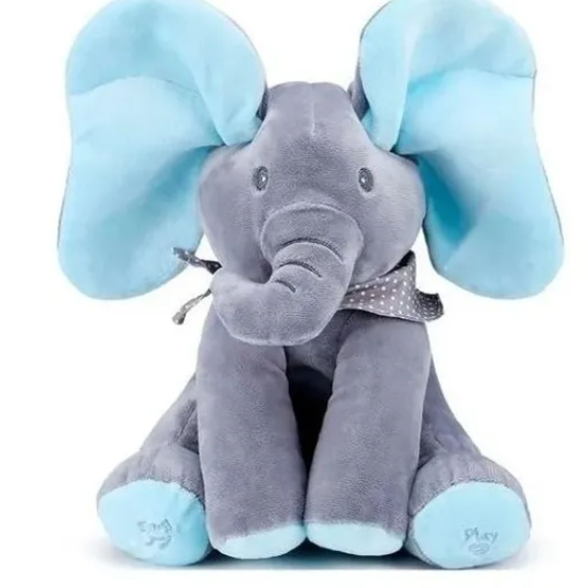 GENERICO - Elefante De Apego Musical Peek A Boo Mueve Las Orejas Celest Celeste