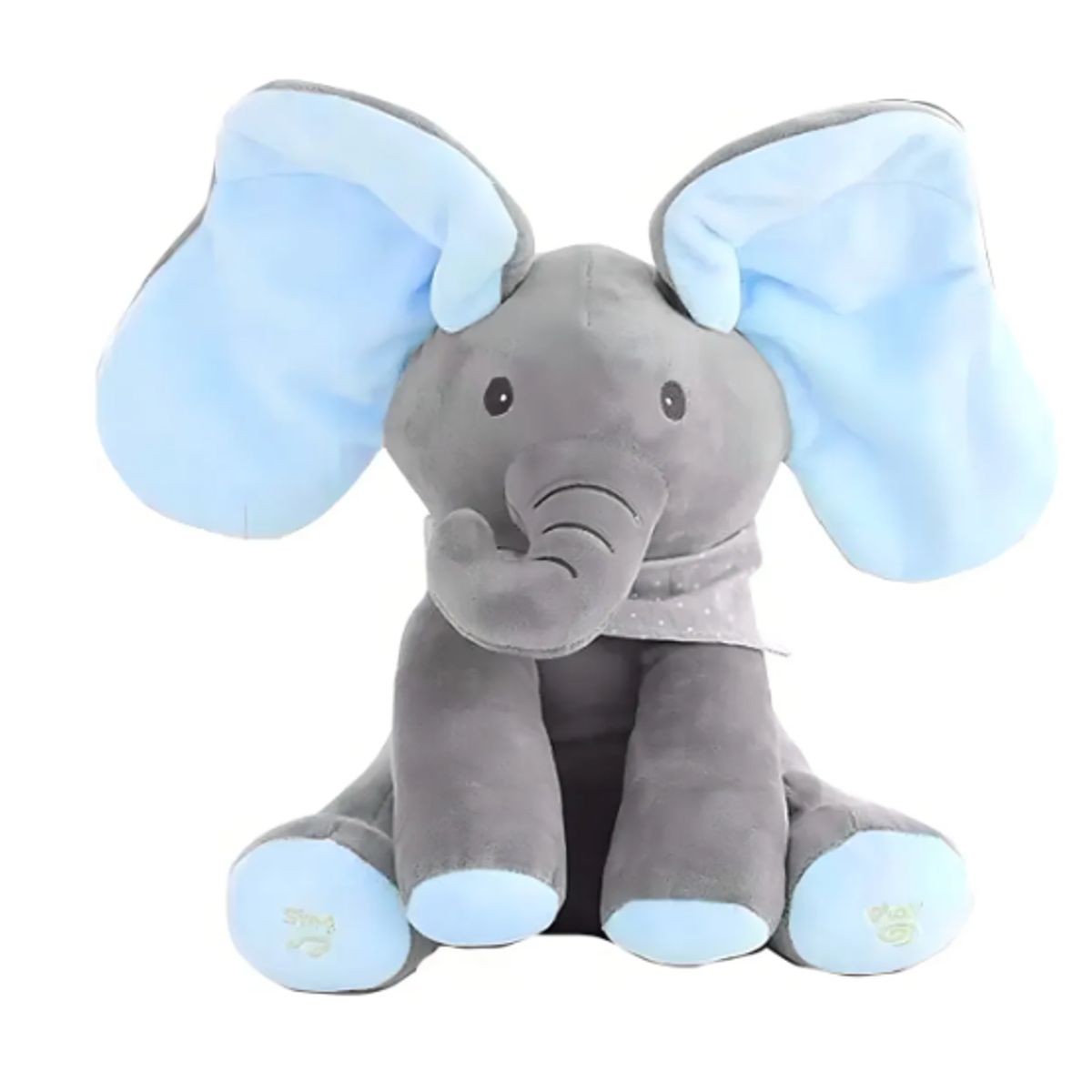 GENERICO - Elefante De Apego Musical Peek A Boo Mueve Las Orejas Celest Celeste