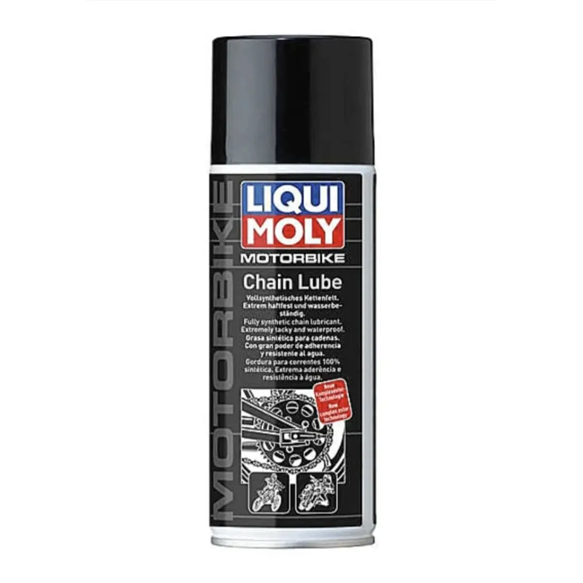 LIQUI MOLY - Lubricante para Cadena de Moto Liqui Moly en Spray 400 Ml.