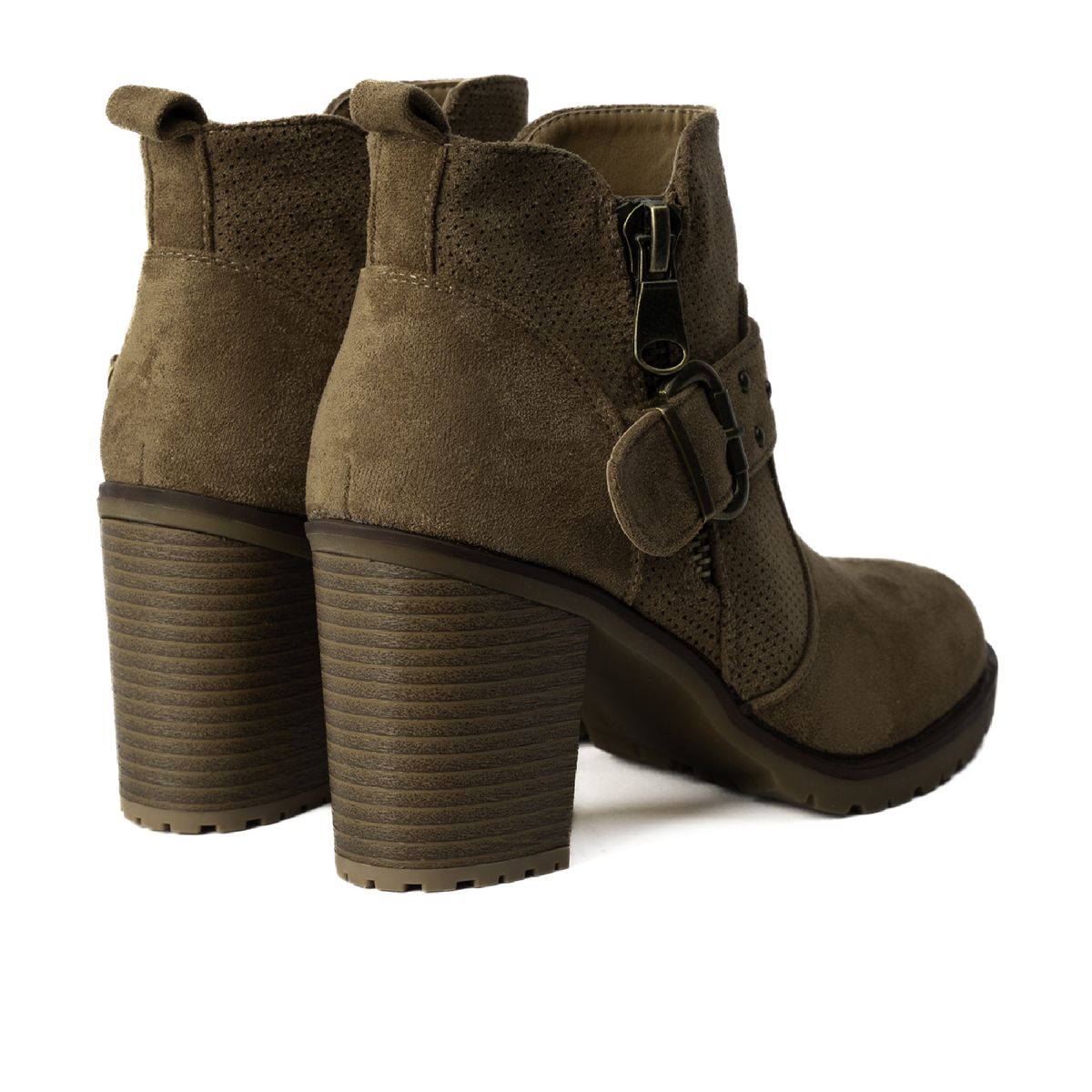 CHINITOWN - Botín Casual Mujer Camel Alessa Chinitown