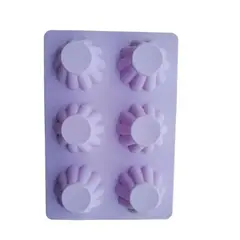 GENERICO - Molde de Silicona Diseño Flor Morado