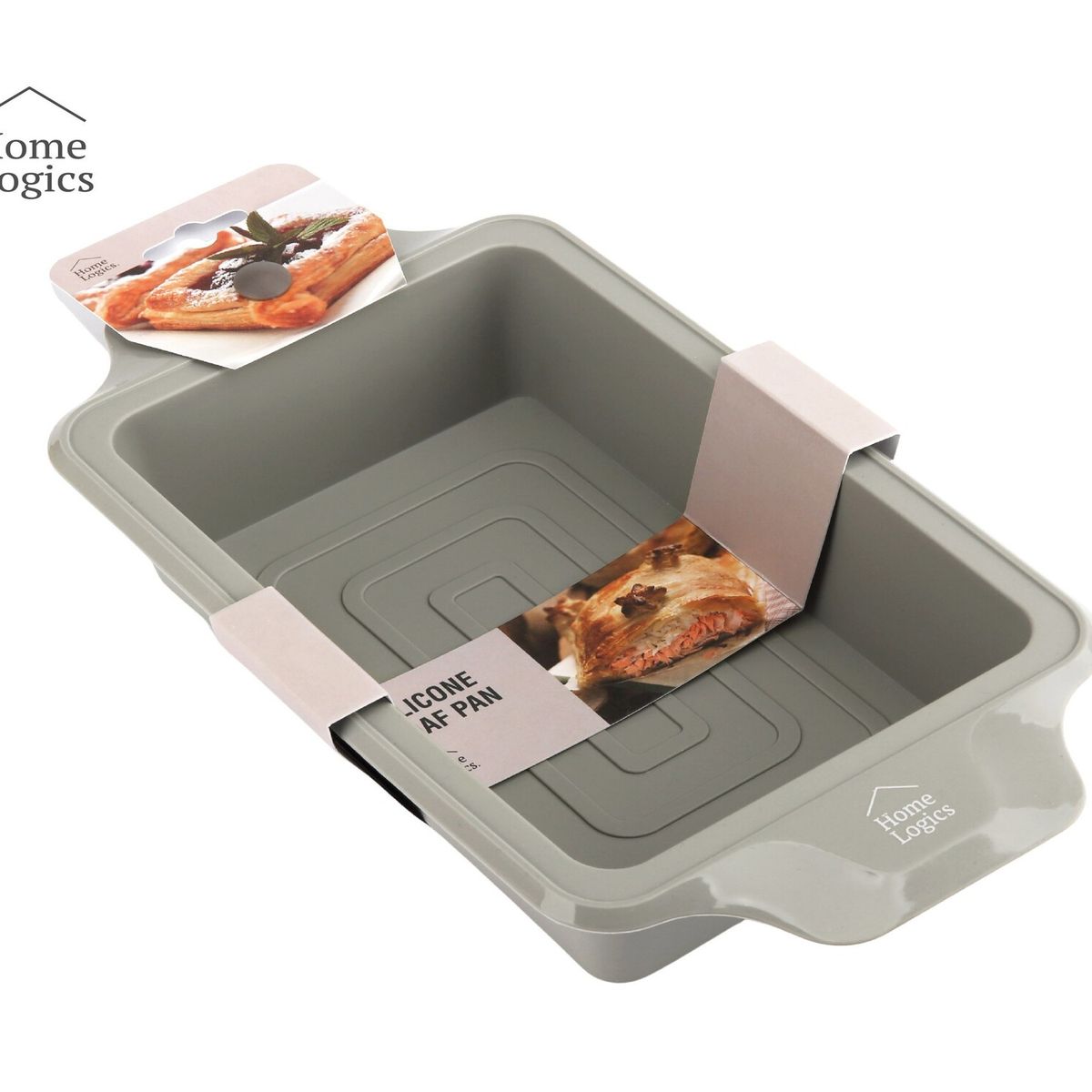 HOME LOGICS - Fuente Silicona Rectangular Para Hornear Cocina Home Logics