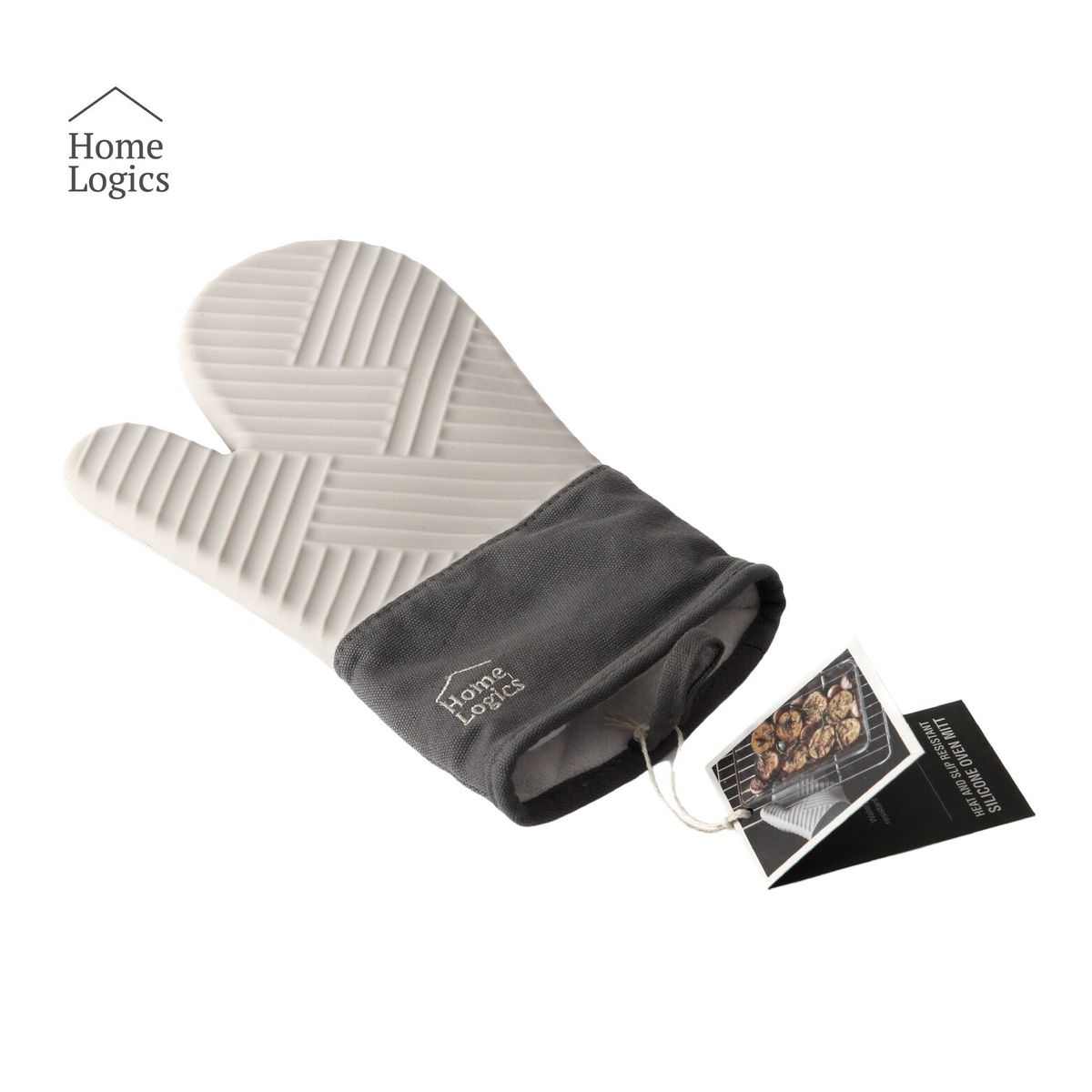 HOME LOGICS - Guante para Horno Silicona Resistente Cocina Home Logics Kiosclub