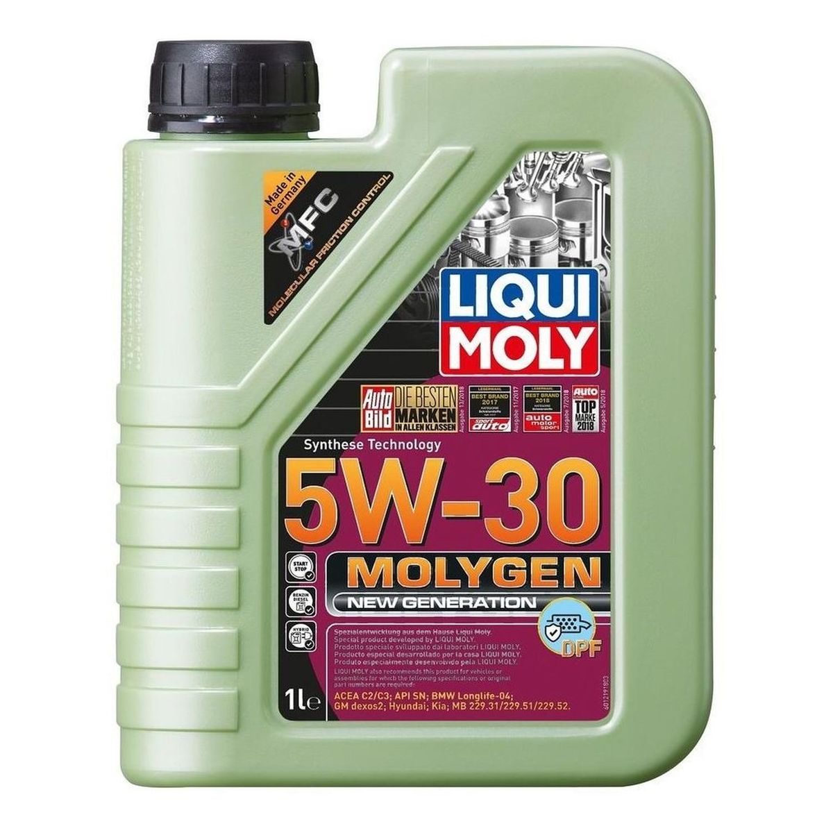 LIQUI MOLY - Aceite 5w 30 1l Dpf Liqui Moly Sintético Diesel - Bencinero