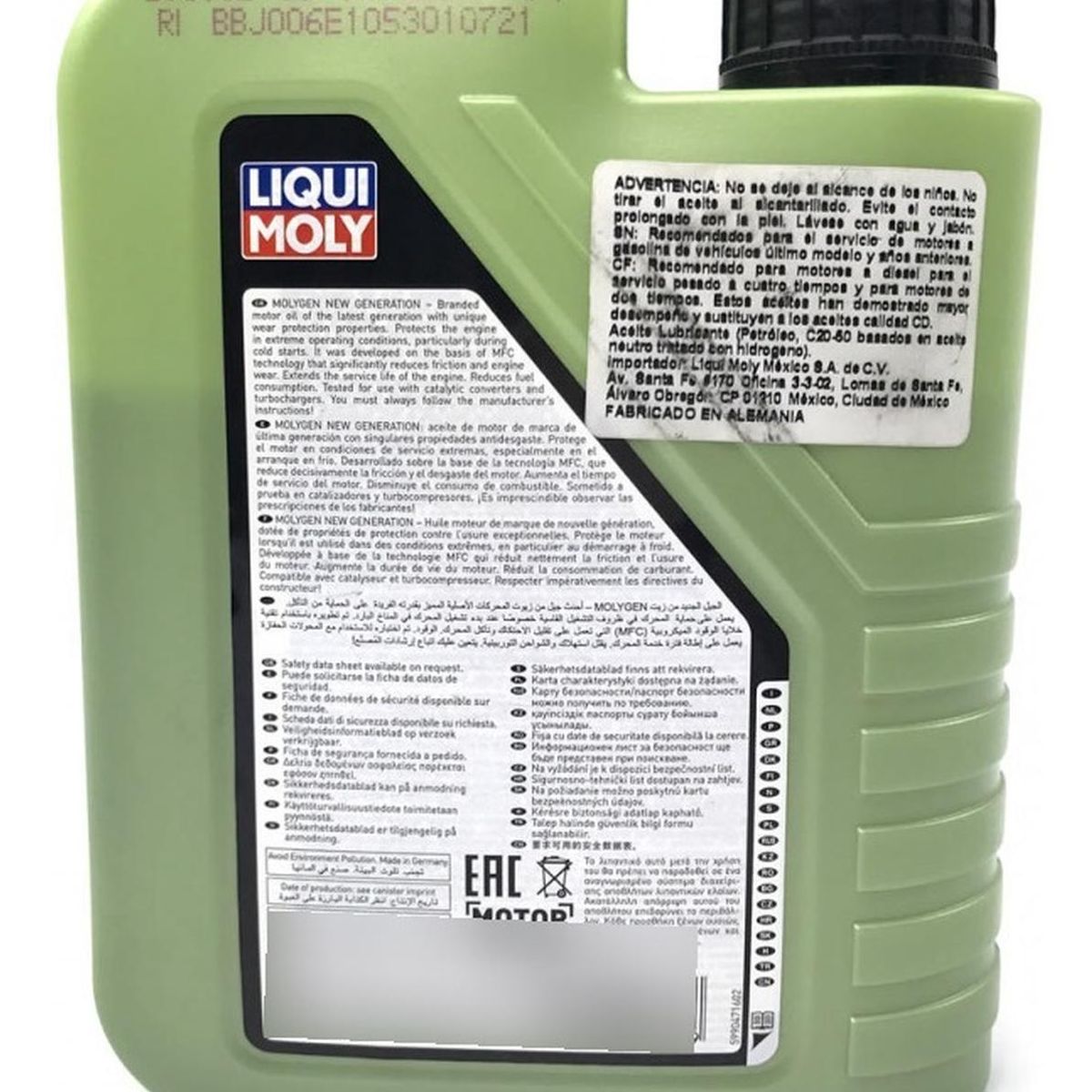 LIQUI MOLY - Aceite 5w 30 1l Dpf Liqui Moly Sintético Diesel - Bencinero