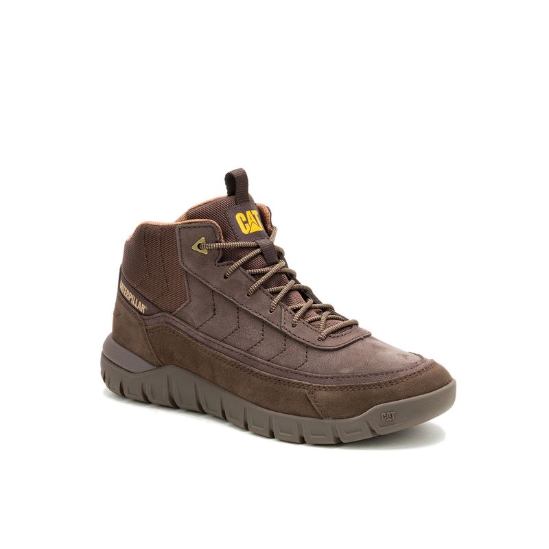 CAT - Zapatilla Caña Alta Versage Mid Hombre Café Oscuro CAT