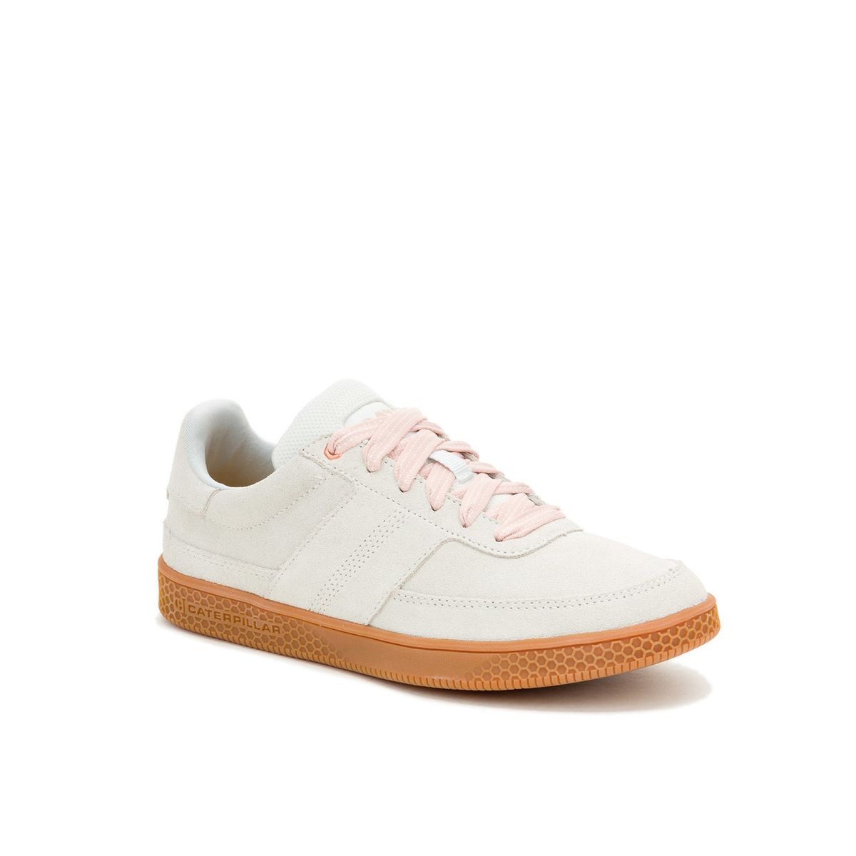 CAT - Zapatilla Pause Retro Mujer Blanco y Café CAT